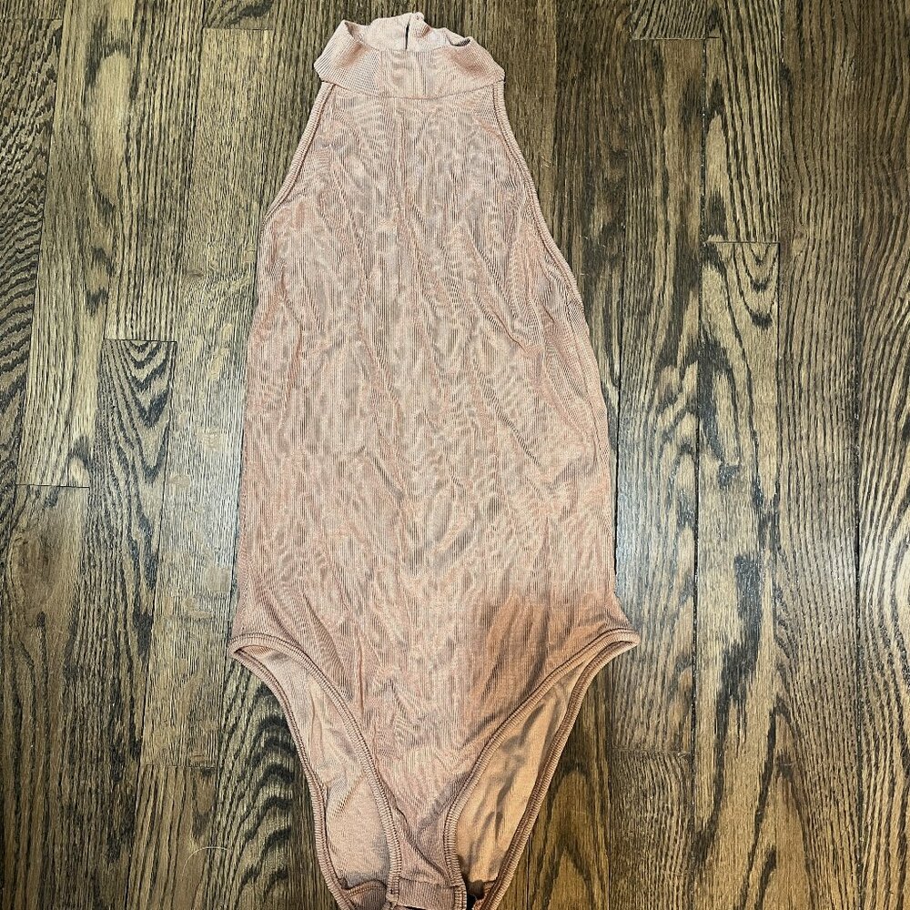 High Neck Backless Body Suit